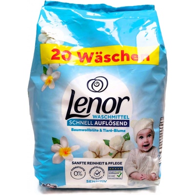 Lenor Schnell Auflösend Baumwollblüte prášek 20 PD 1,2 kg
