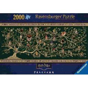 Ravensburger - Puzzle Harry Potter Black Family Tree panorama - 2 000 piese