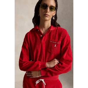 Ralph Lauren суичър дамски от памук LT WT COTTON TERRY-KNT-POLO (211A12737003)