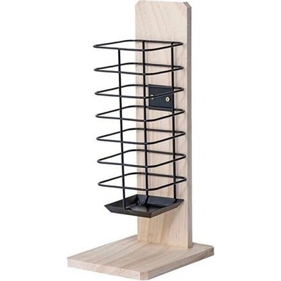 Quapas! Seník samostojný dřevo kov 14 x 18 x 35 cm