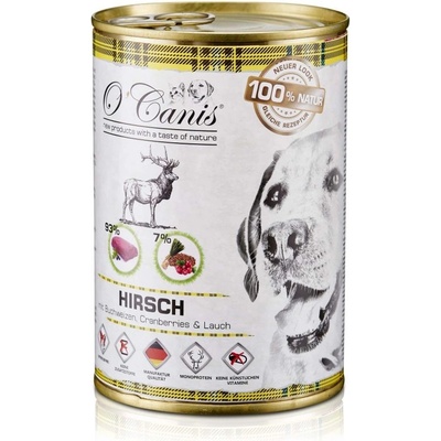 O'Canis Adult Jelen s pohankou brusinkami a pórkem 400 g