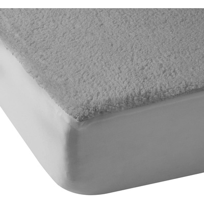 Catherine Lansfield Сив еластичен чаршаф от микроплюш 185x200 cm Thermal Sherpa - Catherine Lansfield (BD/57915/W/UBKFSK/GY)