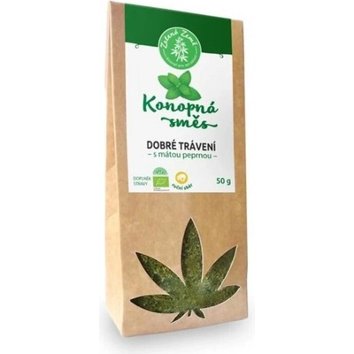 Zelená Země Konopná směs čaj Dobré trávení 50 g