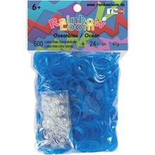 RAINBOW LOOM Original gumičky 600 kusov svetlomodré