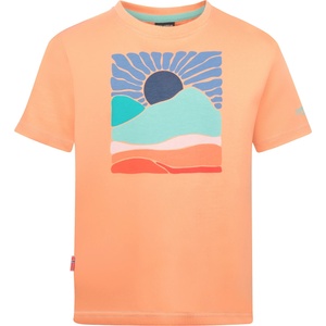TROLLKIDS Детска тениска Trollkids Girl's Falketind T T-shirt - Coral Haze - размер 176 (EU) (704-5818-0219)