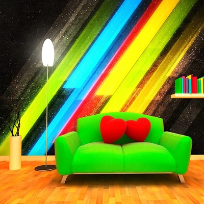 Sablio Tapeta Pruhovaná abstrakcia, rozmery 336x220 cm