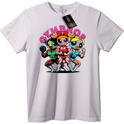 NOONEBRAND Тениска Фитнес Bros - XL, White