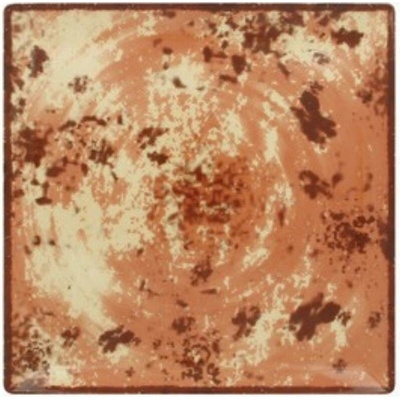 RAK Porcelain Peppery talíř čtvercový 30 x 30 cm hnědý RAK-EDSQ30PBR