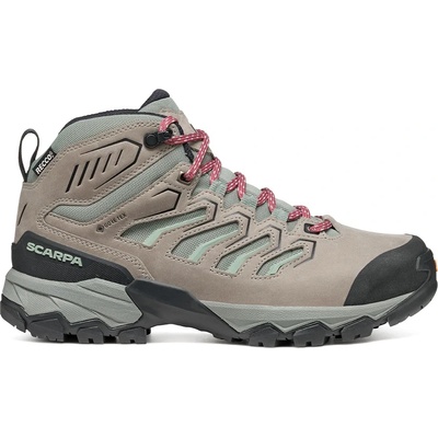 Scarpa Дамски туристически обувки Scarpa Women's Moraine Mid GTX Walking boots - Mineral - размер 40, 5 (EU) (119-0807-0120)