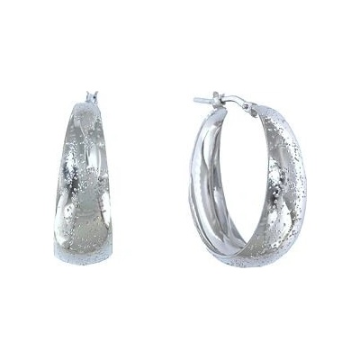 Infinitysilver stříbrné náušnice gondole broušené LI23165C