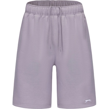 Image 1 of Slazenger Мъжки поларени къси панталони Slazenger Fleece Shorts Mens - Dusty Lavender