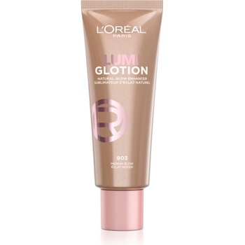 L'Oréal Lumi Glotion кремообразен озарител с хидратиращ ефект цвят 903 Medium Glow 40ml