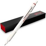 rOtring 600 Mechanical Pencil | HB Lead 0.5 mm | Twist Mechanism Pencil with Full Metal Body | Pearl White | Non-slip Knurled Grip Zone and Hexagonal Shaft - 2158795 (2158795)