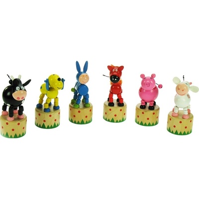 Bigjigs Toys Stláčacie zvieratko 1ks