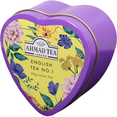 Ahmad Tea Heart Caddy English Tea No.1 sypaný 30 g