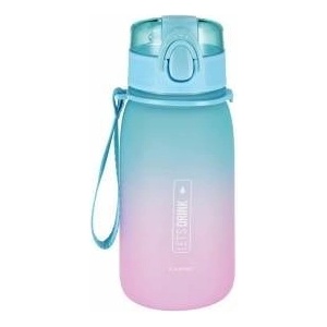 Starpak Water bottle 400ml ombre blue-pink