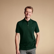 Charles Tyrwhitt Pique Polo Dark green