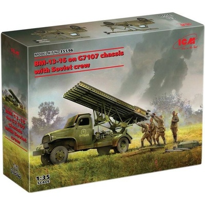 ICM BM-13-16 on G7107 chassis with Soviet crew 1:35