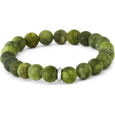 Agato Korálkový náramok z jadeitu MINK134/17