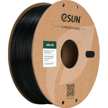 eSUN ABS+HS Black - 1, 75 mm / 1000 g (ABS+HS175B1P1)