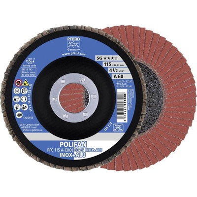 Pferd Vějířovitý brusný kotouč 115 x 22.23 mm 67756115 10 ks