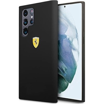 Pouzdro Ferrari hard silikonové Samsung Galaxy S22 Ultra 5G On Track Silicone černé
