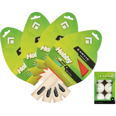 Artis A Míčky sada pálek