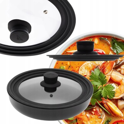 Gerlach univerzálny sklenený pokrievka na hrnce a panvice Smart 24/26/28 cm