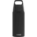 SIGG - Insulated drinking bottle - Thermos bottle Shield Therm One Black - Carbonated drinks - Leak-proof - Dishwasher safe - BPA-free - 90% recycled stainless steel - Black - 0.5L - 6056.30