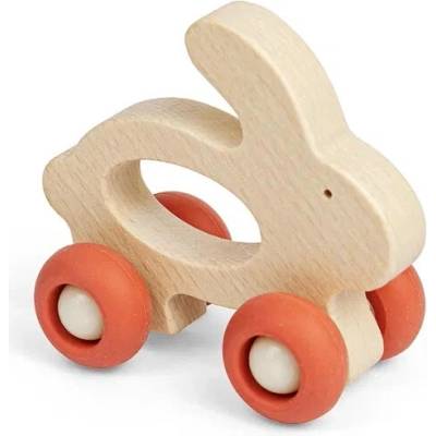 Bigjigs Toys Domáci maznáčik na kolieskach Králik