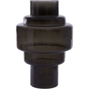 Premier Housewares Черна стъклена ваза (височина 30 cm) Cayden - Premier Housewares (5505984)