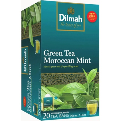 Basilur Oriental Moroccan Mint zelený čaj 20 x 1,5 g