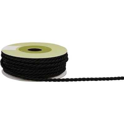 Provázek polyesterový 4mm x 4,6m vzor 2040 900-ČERNÁ