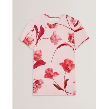 Ted Baker Тениска Ted Baker Women's Printed Slim Fit T-Shirt - Lt Pink
