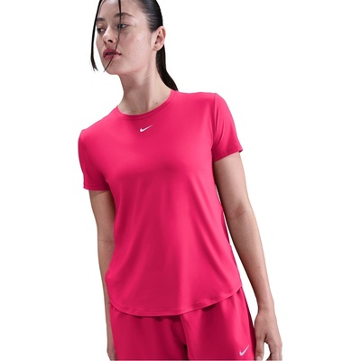 Nike Dri-FIT One Women's Standard Fit Short-Sleeve Top - Rush Pink