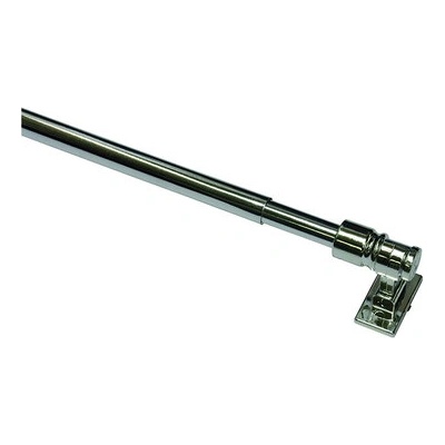 GARDINIA КОРНИЗ РАЗТЕГАЕМ ЗА ПРОЗОРЕЦ КАЛИФОРНИЯ gardinia 75-135см ХРОМ (4117)