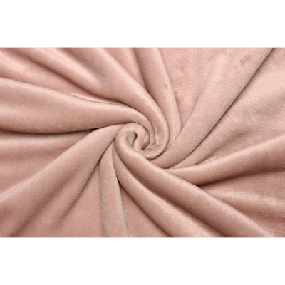 Coral fleece | WellSoft - Pudrová růžová