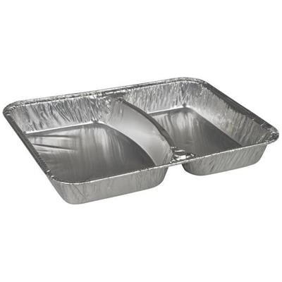 COpack - Hliníková menu miska 2-dílná ALU (810 ml) 227 x 178 x 30 mm (100 ks)