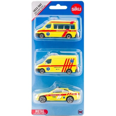 Siku set ambulance sada 3 aut
