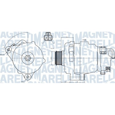 MAGNETI MARELLI Generátor 063731708010