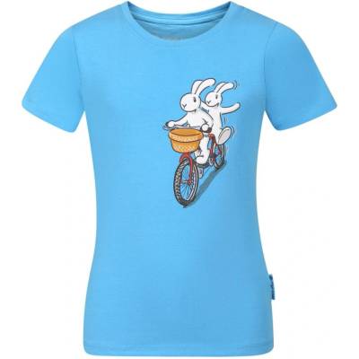 Alpine Pro Bobbo Dětské bavlněné triko KTSF54F blue