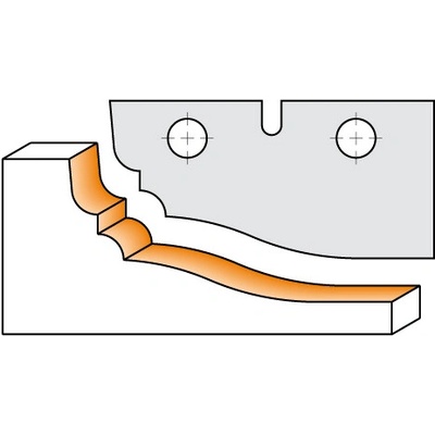 CMT Nůž pro C694012 - pár žiletek A 50x25x2mm