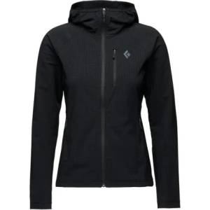 Black Diamond Дамско поларено яке Black Diamond Women's Coefficient Storm Full Zip Hoody Fleece jacket - Black (105-5068-0113)