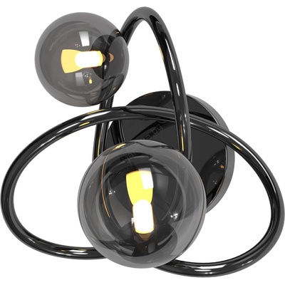 WOFI 4014-205 - LED аплик NANCY 2xG9/3, 5W/230V черен/хром (W3943)