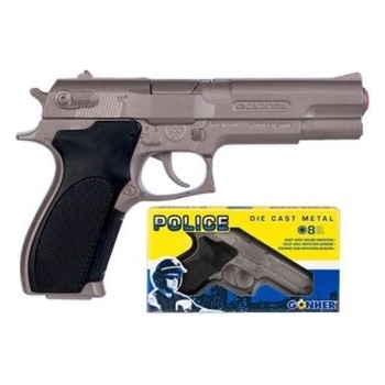 GONHER Пистолет с капси Gonher, полицейски пистолет, метален 45-0