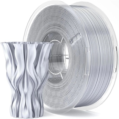 Elegoo SILK PLA -1.75mm-1KG-Cardboard Spool-Silk Silver (50.203.0111)