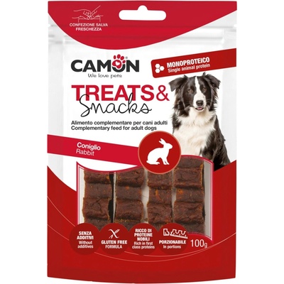 Camon Treats&Snacks Dog Králičie porcovateľné 100 g