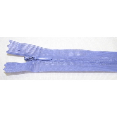 Zips krytý nedeliteľný 30cm fialová