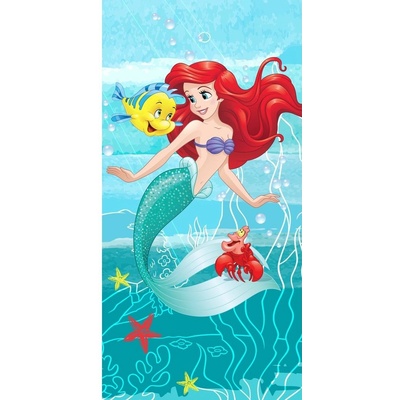 Jerry Fabrics Dětská osuška s potiskem Ariel 70 x 140 cm