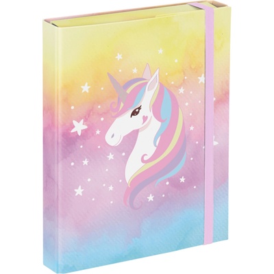 Baagl Папка за училищни тетрадки A5 Rainbow Unicorn BAAGL | Rozov | Момичешки | ONE SIZE